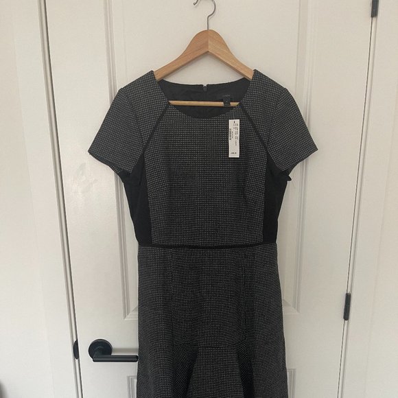 J Crew Tweed Midi Dress - Picture 1 of 6